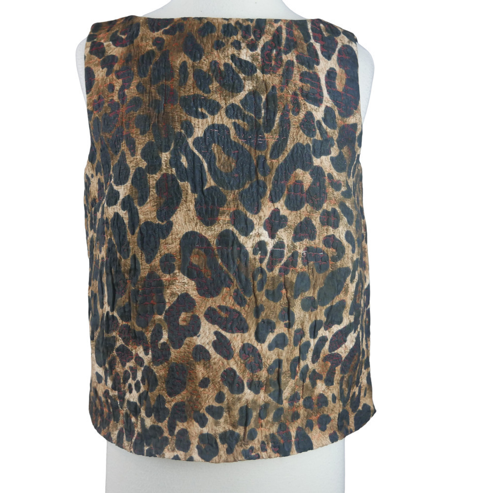LAFAYETTE 148 Leopard Pencil Skirt and Shell Set Size 6 - Picture 7 of 11